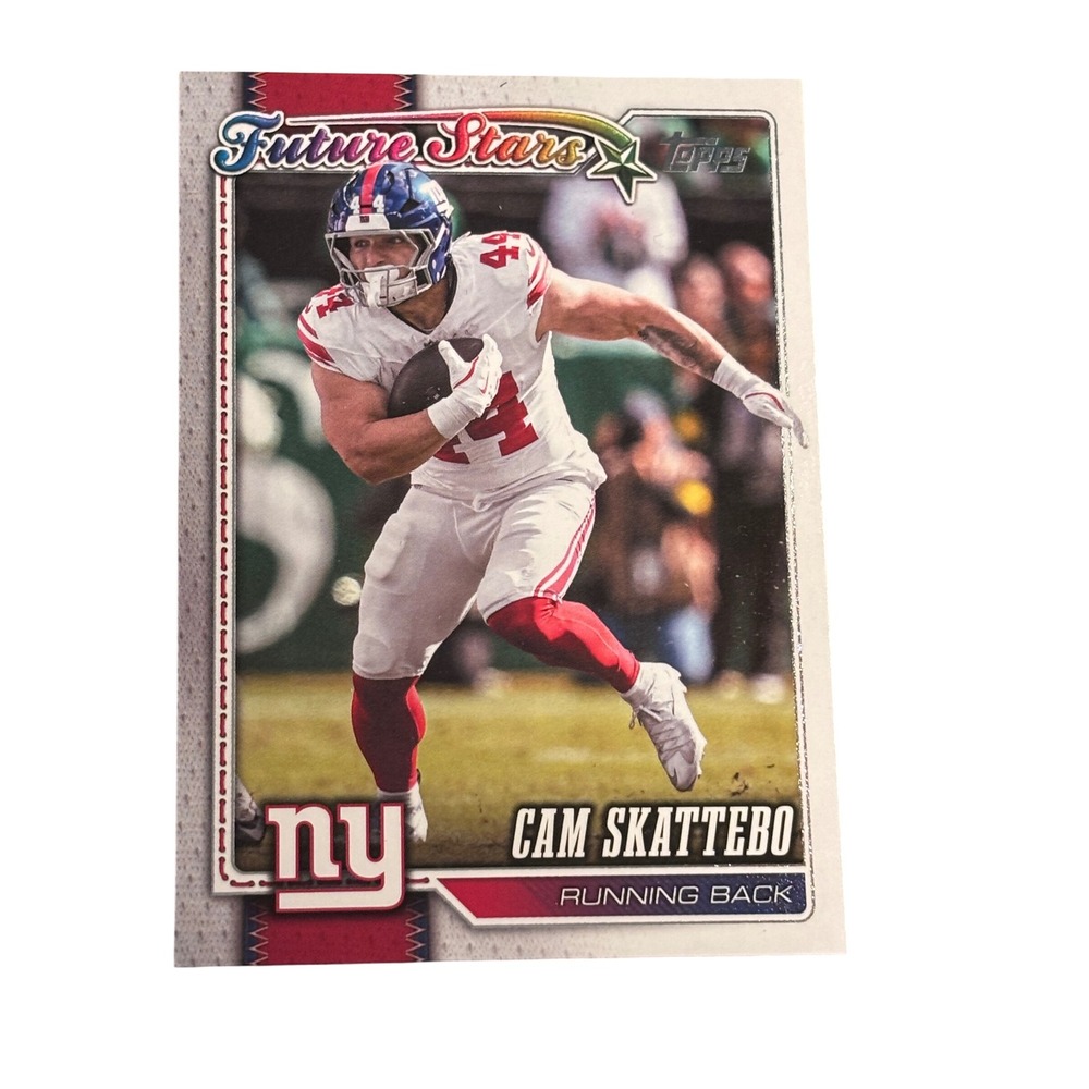 Topps Cam Skattebo Future Stars 268 New York Giants RB Arizona State Card 2026